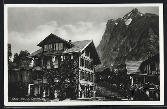 Cartoline postali: AK Grindelwald, Châlet Binoth – Usato da Berlin venduto da bartko-reher