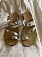 Sandales Paolo Ferrara Capri argentées - Taille 36 ✨