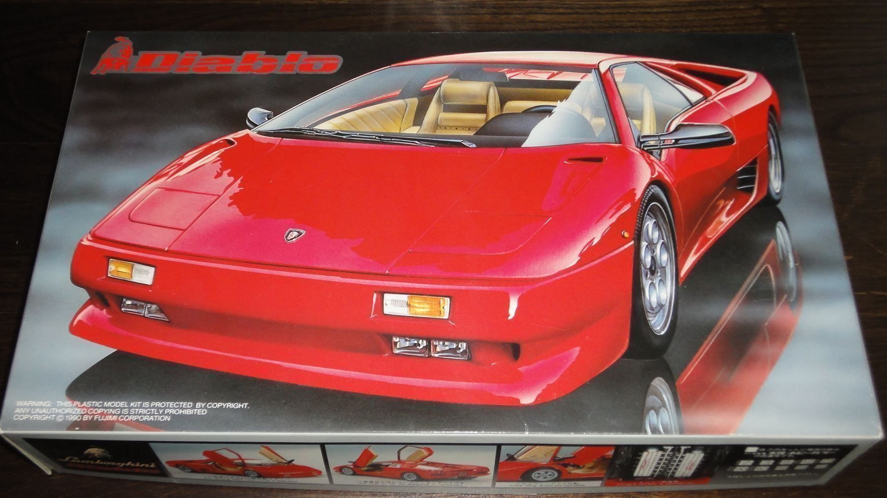 Kit di modellismo & Modellini statici: Fujimi Lamborghini Diablo 1:24 – Nuovo e nell'imballaggio originale da Frümsen venduto da Malibu69