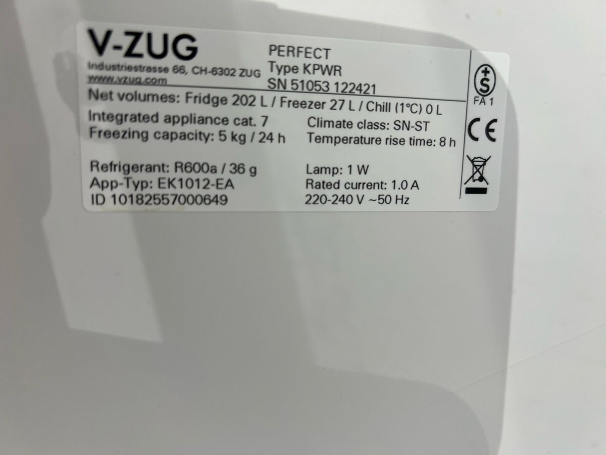V-Zug Frigoriferi: Kühlschrank V-zug – Usato da Eschenz venduto da woniek 4