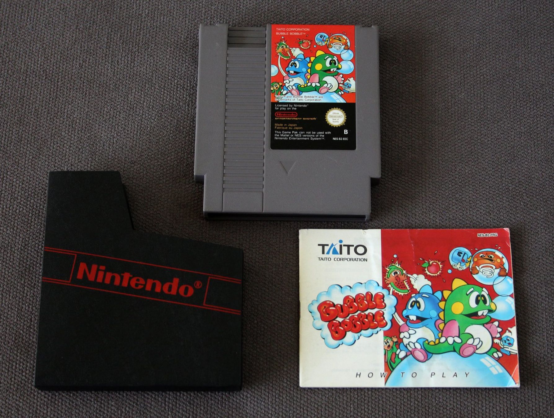 Nintendo Giochi: Bubble Bobble + Anleitung im Schuber – Usato da Münchenbuchsee venduto da Chaoo