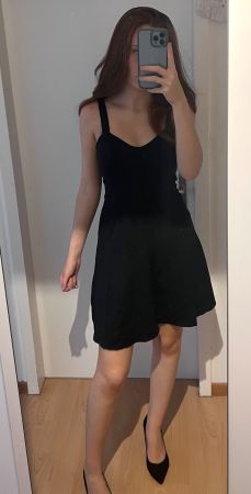 Schwarzes Sommerkleid