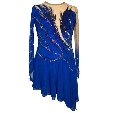 Eiskunstlauf Eislauf Kürkleid 134  neu mit Etikett