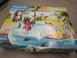Playmobil Family Fun Pool 70610 mit Zubehör gebraucht