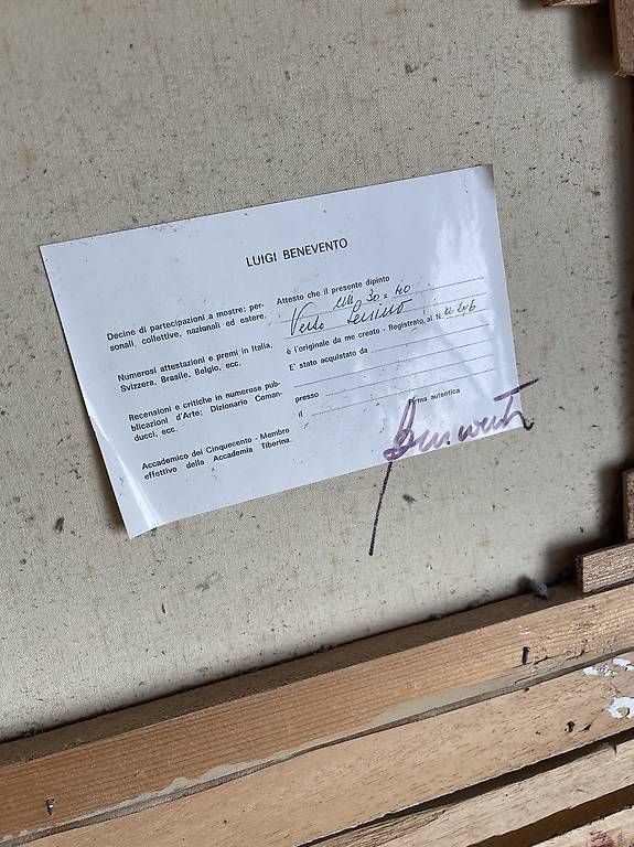 Dipinti: Gerahmtes Gemälde Luigi Benevento Landschaft – Usato da Dübendorf venduto da LeonhardsRicardo 4