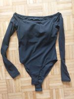 Schwarzer Body Langarm Grösse S/M