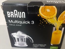 Braun Multiquick 3 Zitruspresse MPZ 9, Frische Säfte 🍊