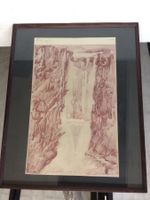 Lithographie signée 1985 encadrée