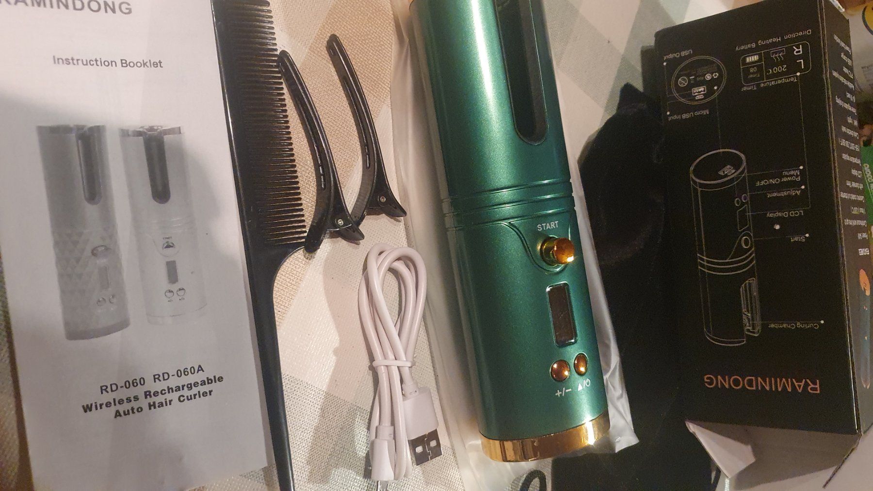 Piastre & Arricciacapelli: Ramindong Hair Curler RD-060A – Nuovo (secondo la descrizione) da Muttenz venduto da pixopus 1