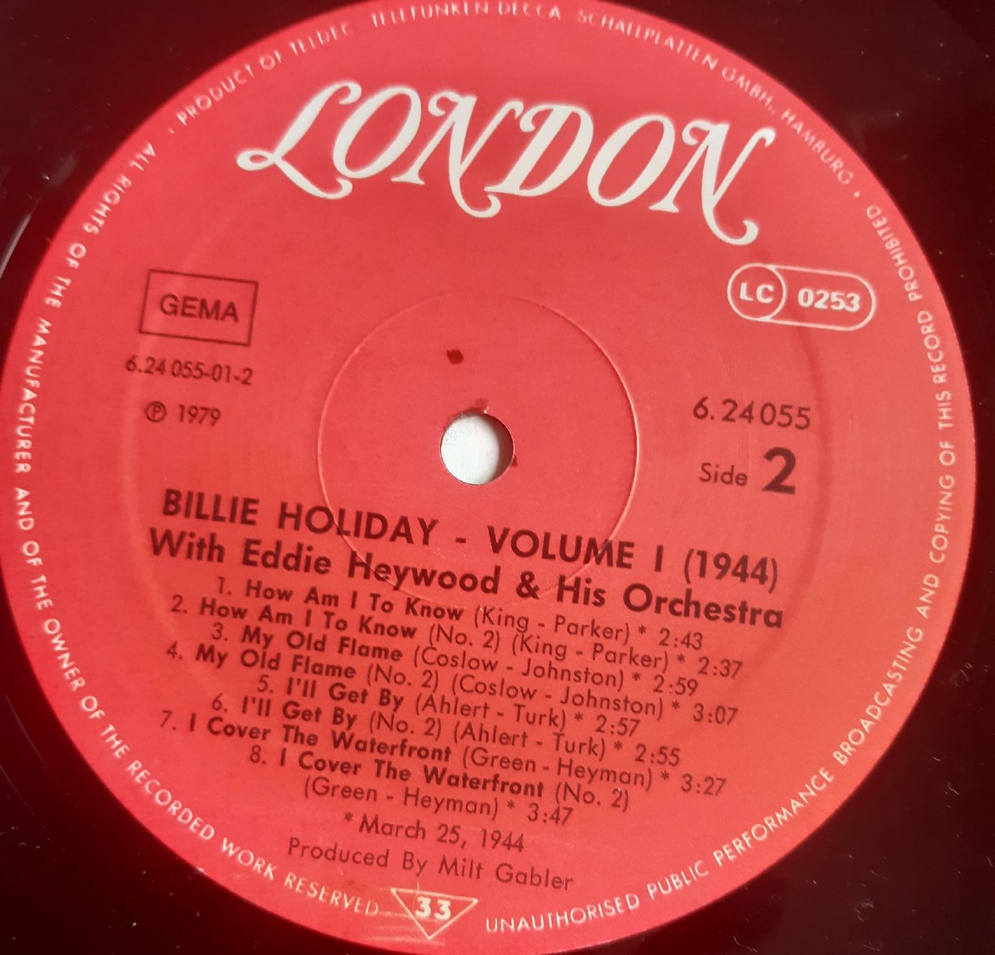 Schallplatten: BILLIE HOLIDAY – Gebraucht aus Frick von kyb_yq8h 2