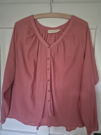 LA PETITE ETOILE Bluse Grösse 1 in altrosa Baumwolle