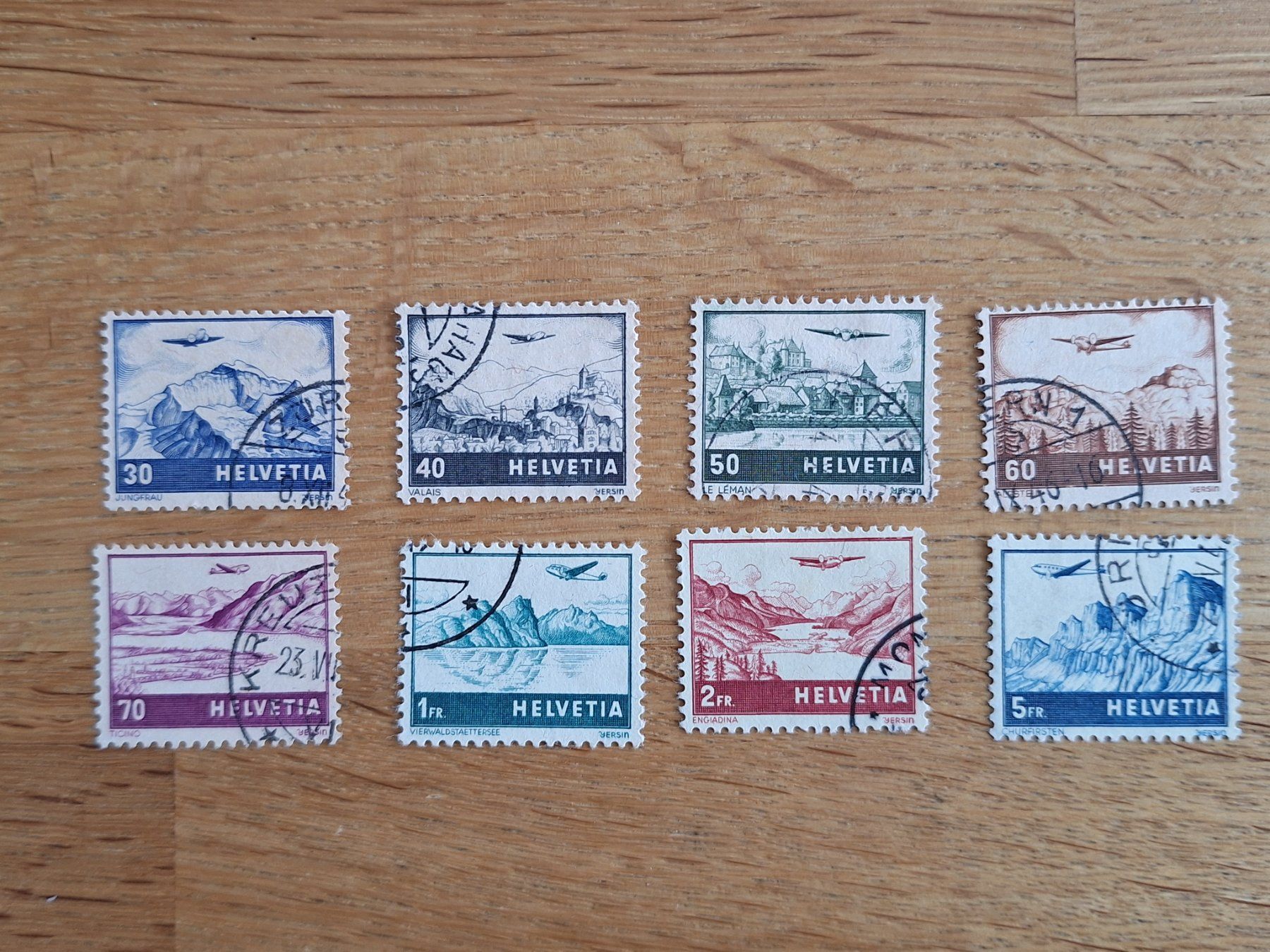 Tutti i francobolli: Flugpostmarken 1941 – Usato da Fahrwangen venduto da vagabondo1963