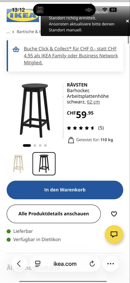 Allestimento di negozi e stand fieristici: Bartisch Insel mit Barhockern – Nuovo (secondo la descrizione) da Winterthur venduto da mar_72ky 3