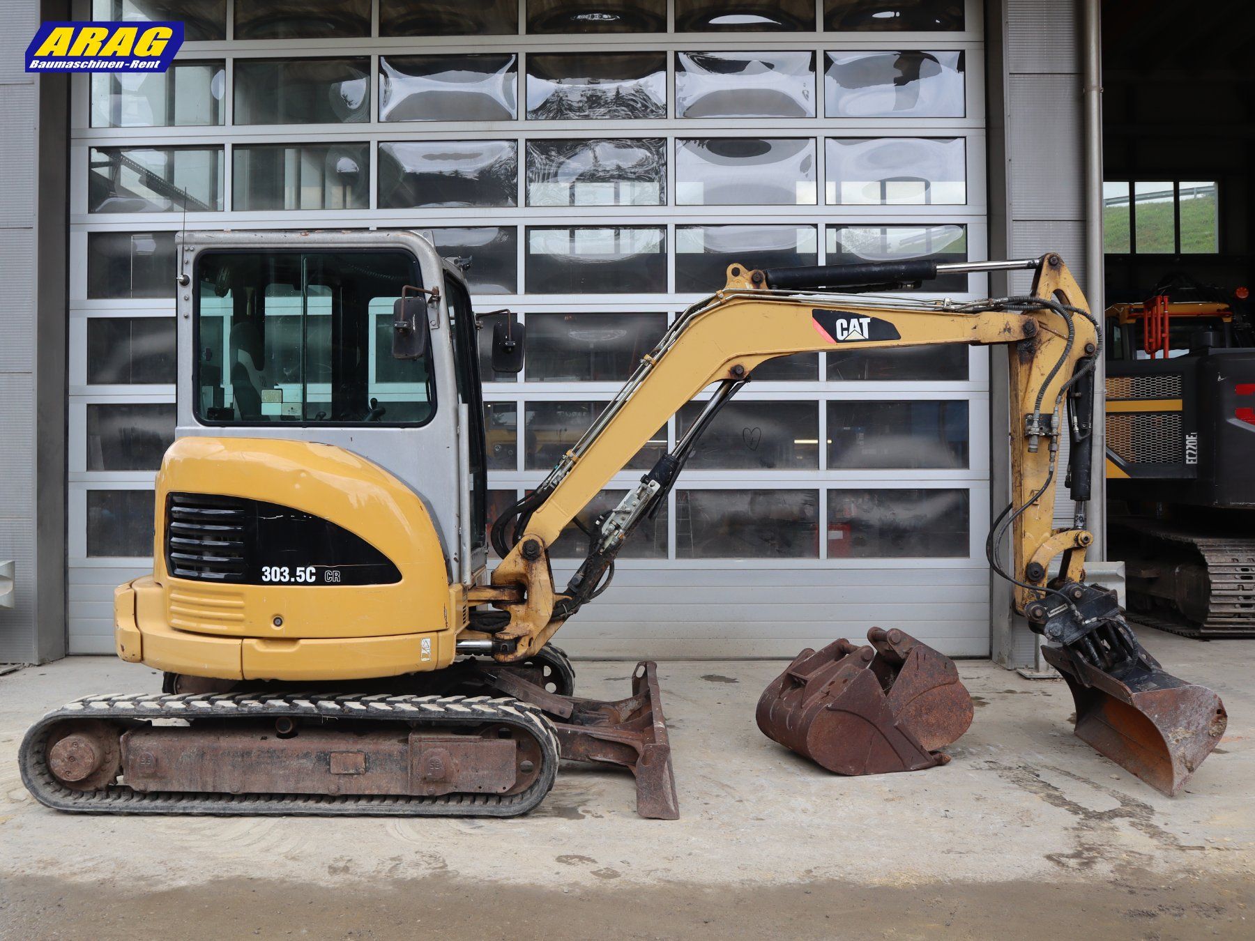Caterpillar Escavatori: Cat 303.5C Raupenbagger – Usato da Hasle LU venduto da Arag08 1