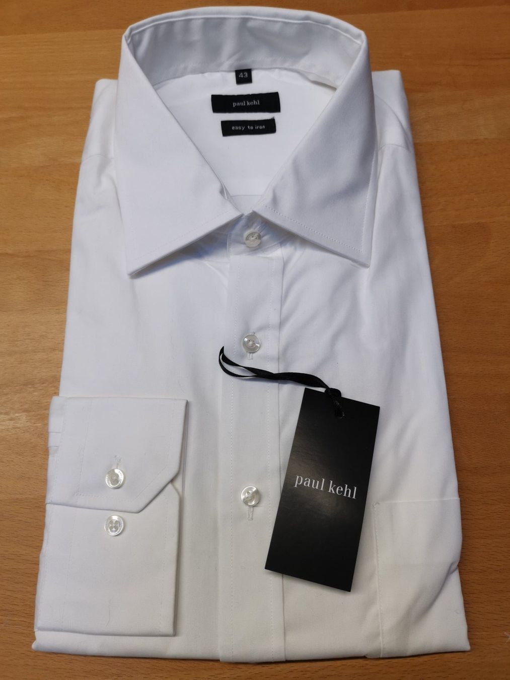 Paul Kehl Camicie: Herrenhemd Langarm, paul kehl, offwhite / ecru – Nuovo e nell'imballaggio originale da Seuzach venduto da NaehdesignMirjam