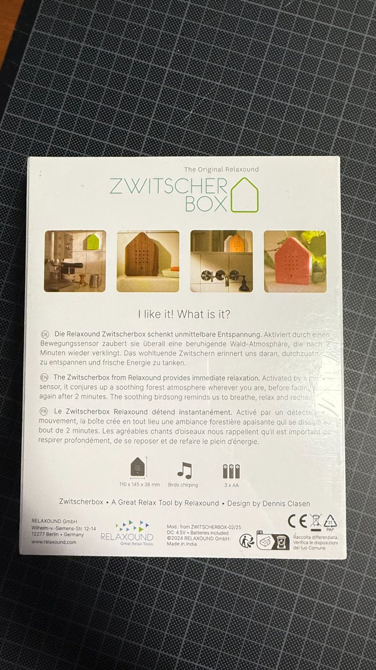 Tutte le decorazioni: Zwitscherbox Oak/Eiche & Weiss, ungeöffnet – Nuovo e nell'imballaggio originale da Riedholz venduto da han_fy6l 1