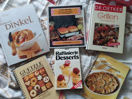 6 Kochbücher Dr.Oetker, Betty Bossy...