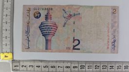 Originale 2 Ringgit Note aus Malaysia