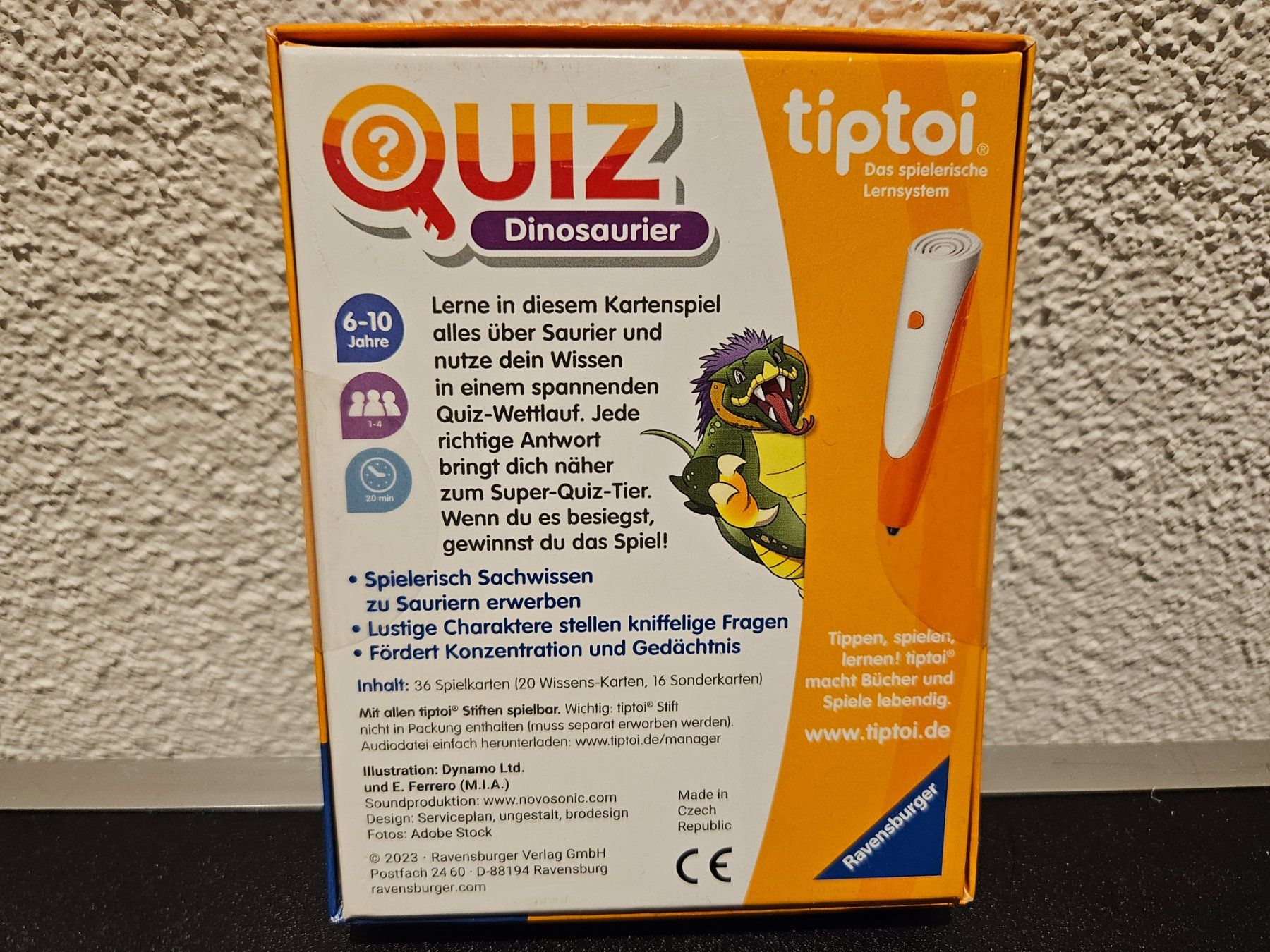 Spiele: Neu - Tiptoi - Quiz Dinosaurier – Neu und originalverpackt aus Dagmersellen von Jarsetz_Restposten 1