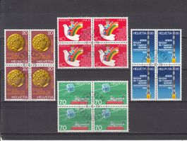 SBK 632 - 635 im 4er-Block mit ET