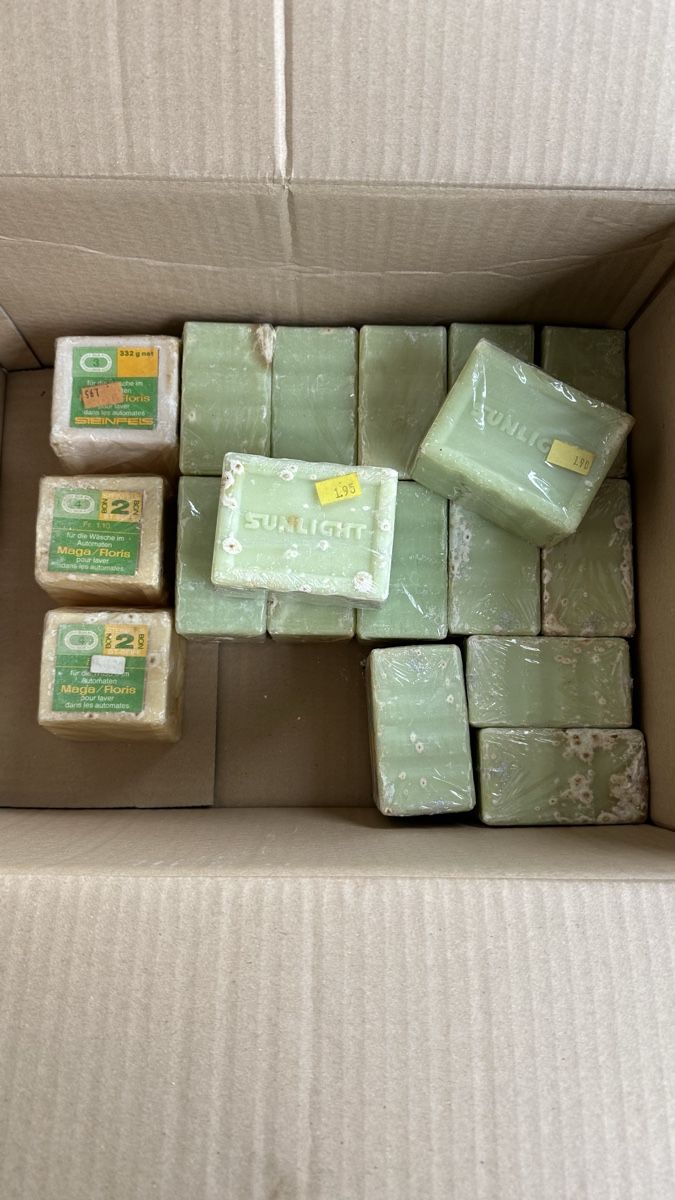 Doccia: Kernseife, Sunlight, Maga, Floris, Steinfels! – Usato da Münsingen venduto da suxli