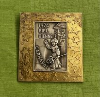 Biel 1974 Gold Fasnachtsplakette