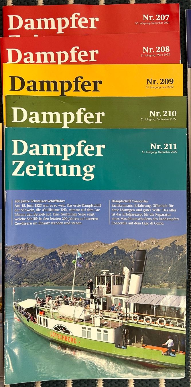 Riviste & Magazine: 22 Stk. Dampferzeitung – Usato da Bern venduto da febe2 4
