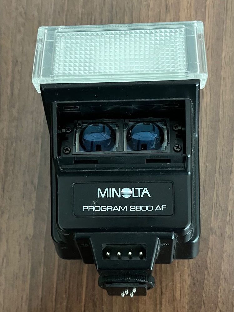 Minolta Flash: MINOLTA PROGRAM 2800 AF Blitzgerät / 1985 / Analog / Top! – Usato da Islikon venduto da sav_m8xk 2