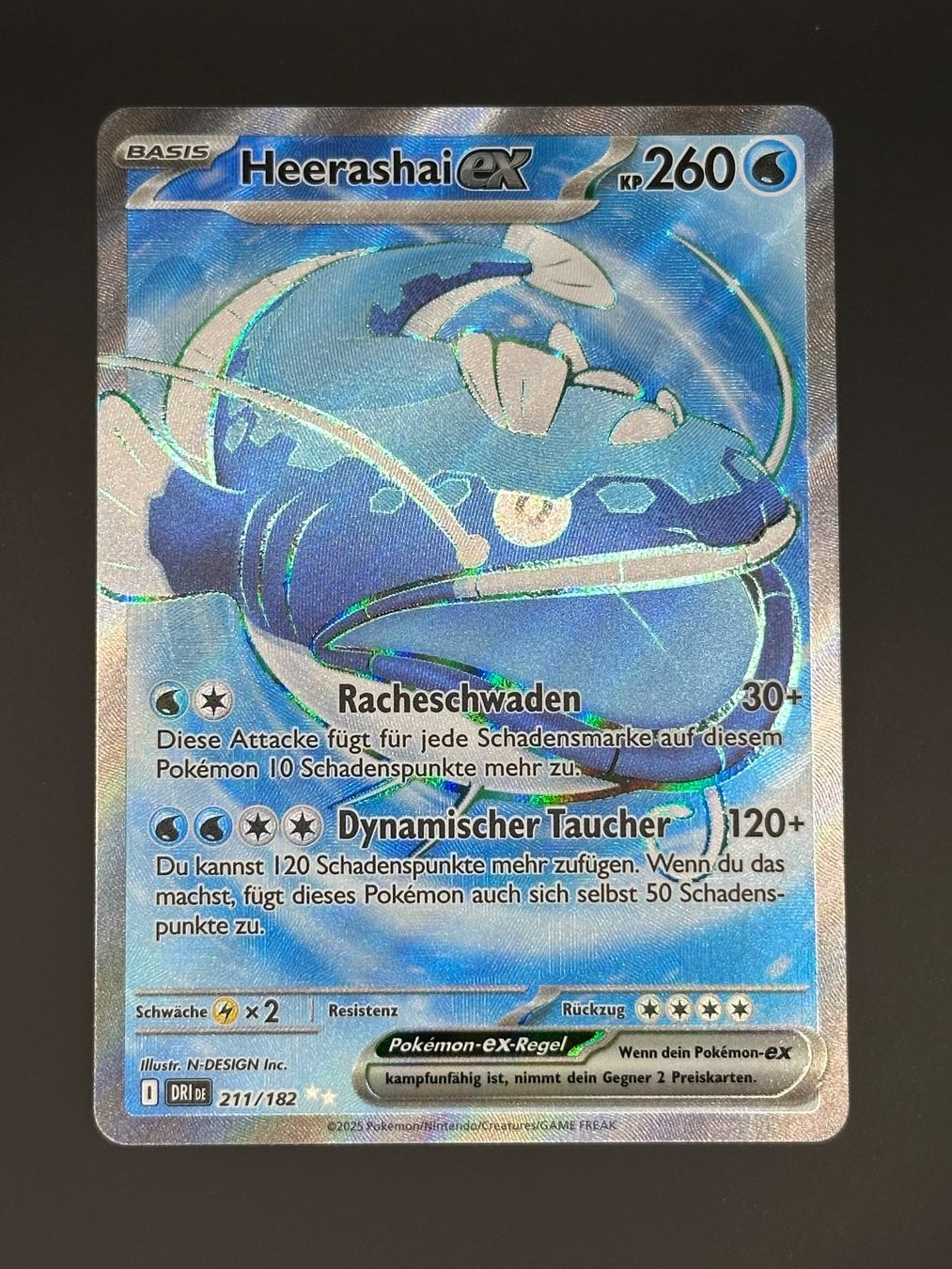 Pokémon Carte collezionabili: Ewige Rivalen - Heerashai ex DRI 211 DE – Nuovo (secondo la descrizione) da Winterthur venduto da MonCards