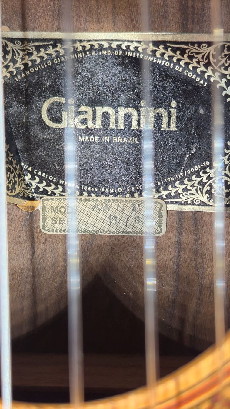 Giannini Strumenti musicali: Akustik Gitarre Giannini AWN 31 – Usato da Winterthur venduto da NorrSydGuitars 8