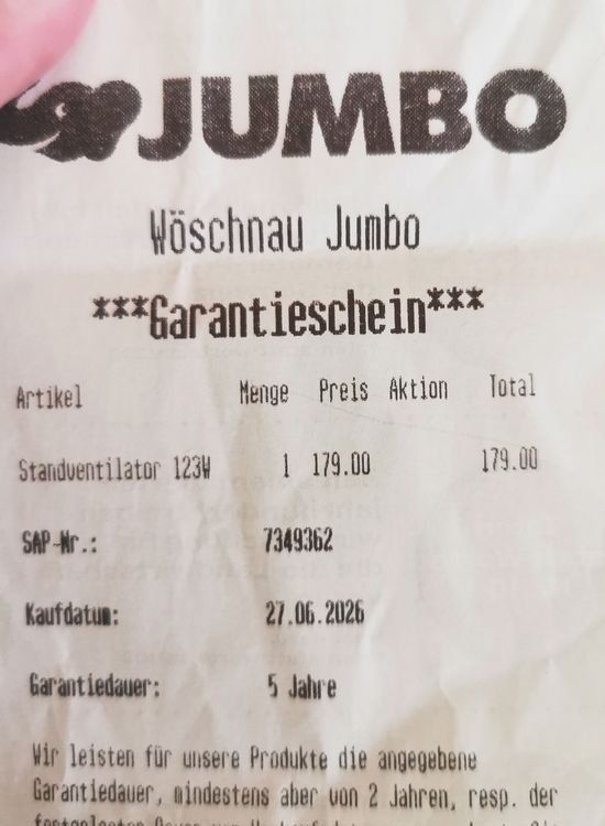 Ventilatori: Ventilator ayce 30" – Nuovo (secondo la descrizione) da Aarburg venduto da saluvava 2