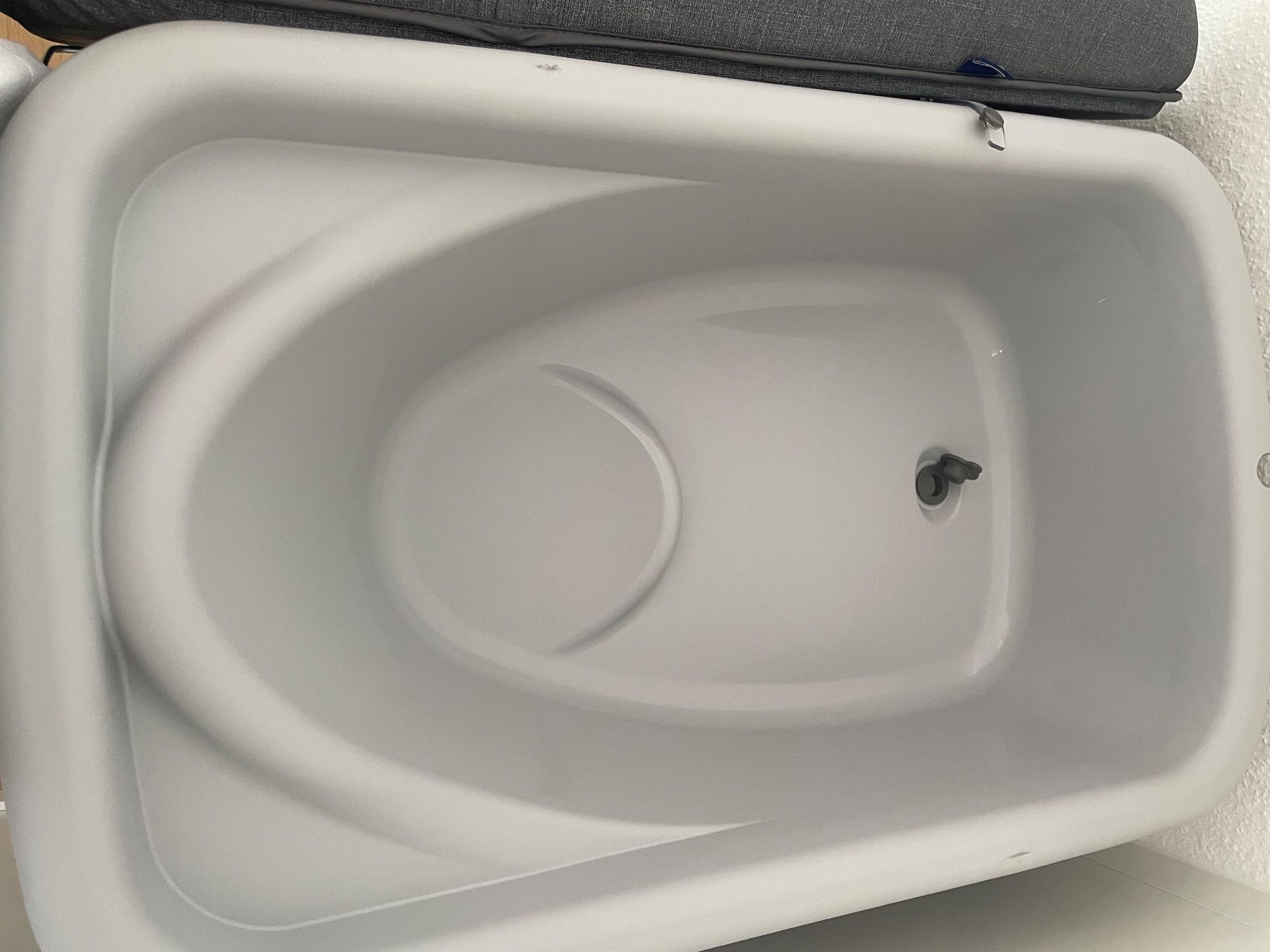 Chicco Vasche da bagno: Bade- und Wickelkombination Cuddle & Bubble graphite melange – Usato da Basel venduto da Anneta_Matenli 2