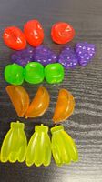 16 x Sommerliche Eis-Früchte-Set aus Plastik