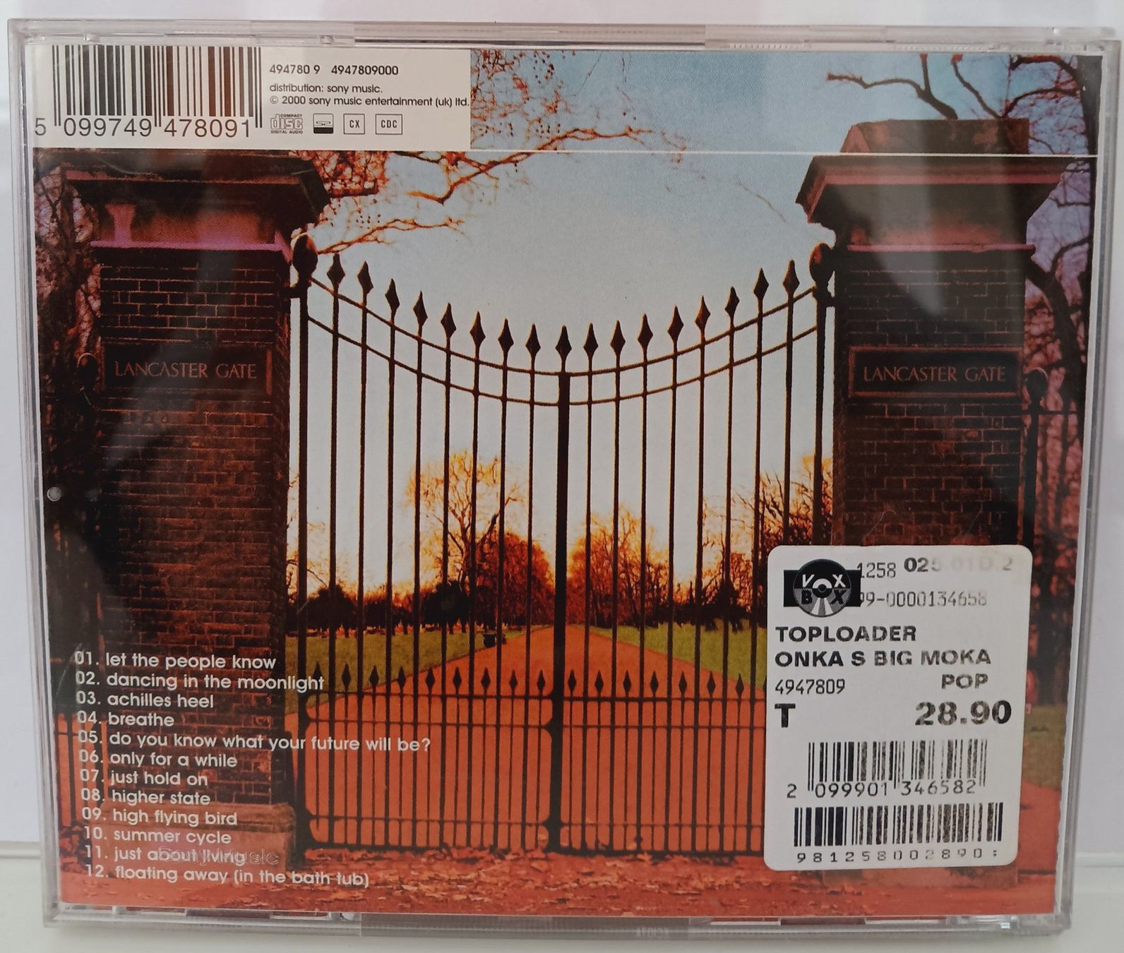 CD: TOPLOADER - CD - ONKA'S BIG MOKA - Neuwertig – Nuovo (secondo la descrizione) da Aarau venduto da Yeeaaah 1