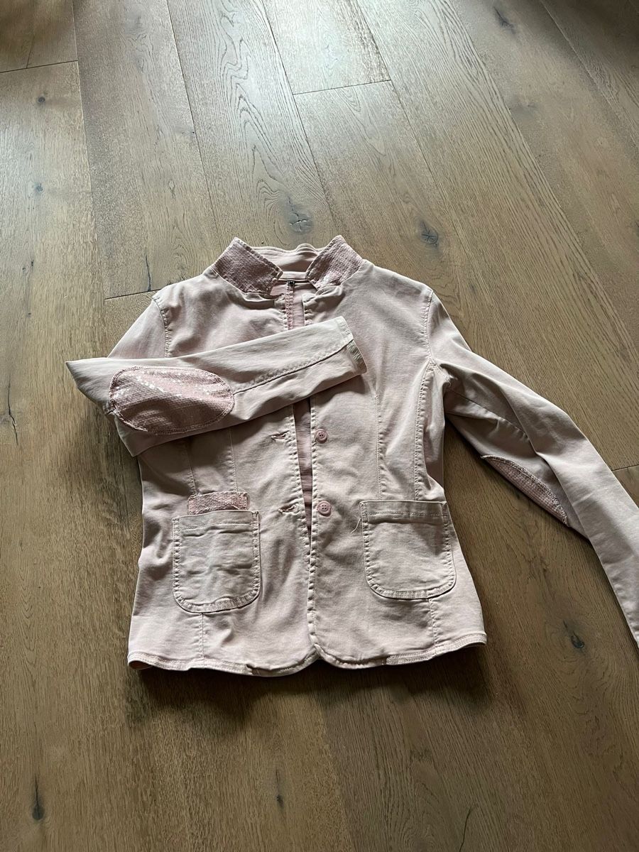 Giacche: Rosa Übergangsjacke mit Pailletten, Grösse M  – Usato da Lenzburg venduto da selabella 5