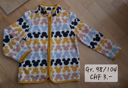 Fleecejacke Mickey Mouse Gr. 98/104