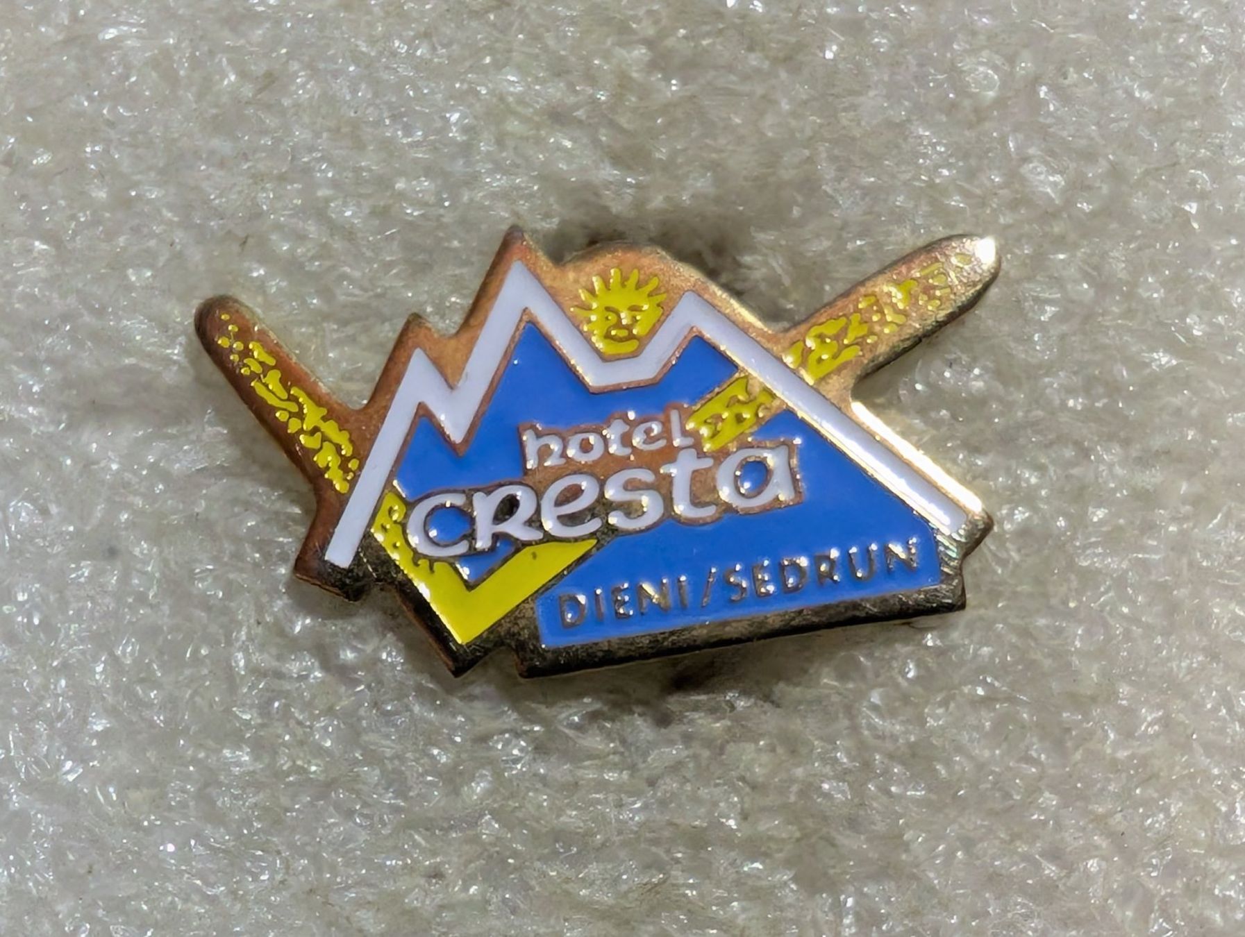 Placchette & Badge: Ansteckpin 193: Cresta – Usato da Oppligen venduto da Pin-Fall-Shop
