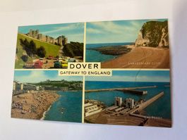 Carte postale vintage de Douvres, Angleterre, 1965