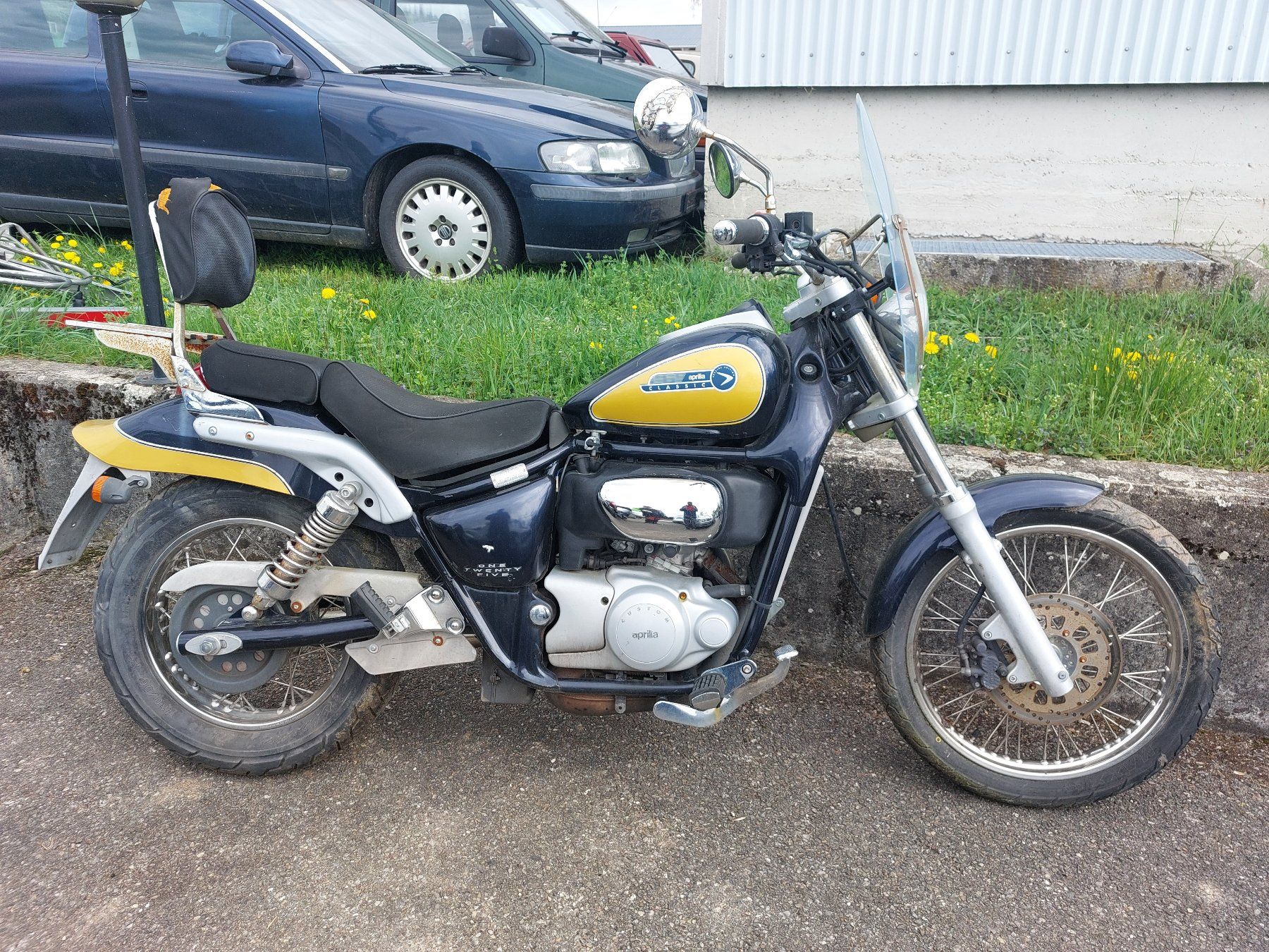 Aprilia Classic 125 Chopper Zwei Tackt Motorrad A1 ab 1 Fr.- (Defekt ...