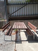 2 Stk Picknick Tische mit Bank