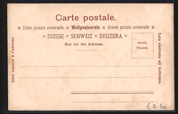 Cartoline postali: Rosegg, Rosegggletscher, Berghütte mit  – Usato da Berlin venduto da bartko-reher 1