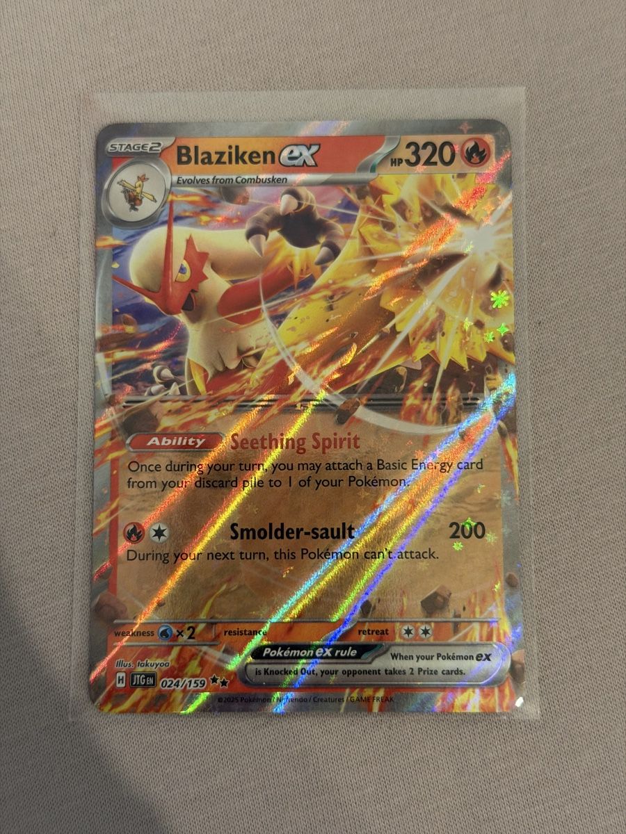 Pokémon Carte collezionabili: Pokémon Blaziken ex 024/159 Journey Together – Nuovo (secondo la descrizione) da St. Gallen venduto da Xbylucas