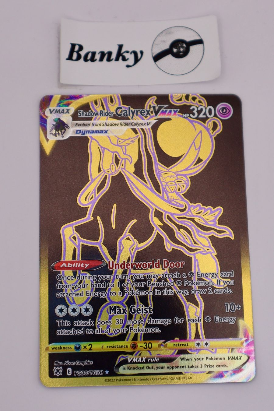 Pokémon Sammelbilder & Trading cards: Pokemon Shadow Rider Calyrex Vmax NM EN – Gebraucht aus Biel-Benken BL von Banky
