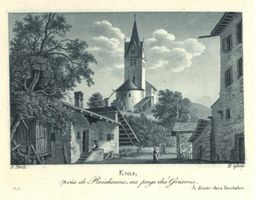 Ems Blauton- Aquatinta um 1820 selten