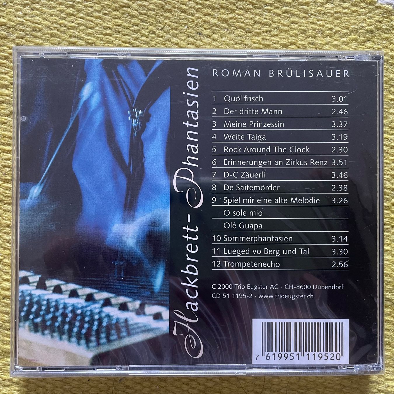 CD: ROMAN BRÜLISAUER-(NEU) HACKBRETT-PHANTASIEN – Nuovo e nell'imballaggio originale da Rorschacherberg venduto da CD-Roli 1