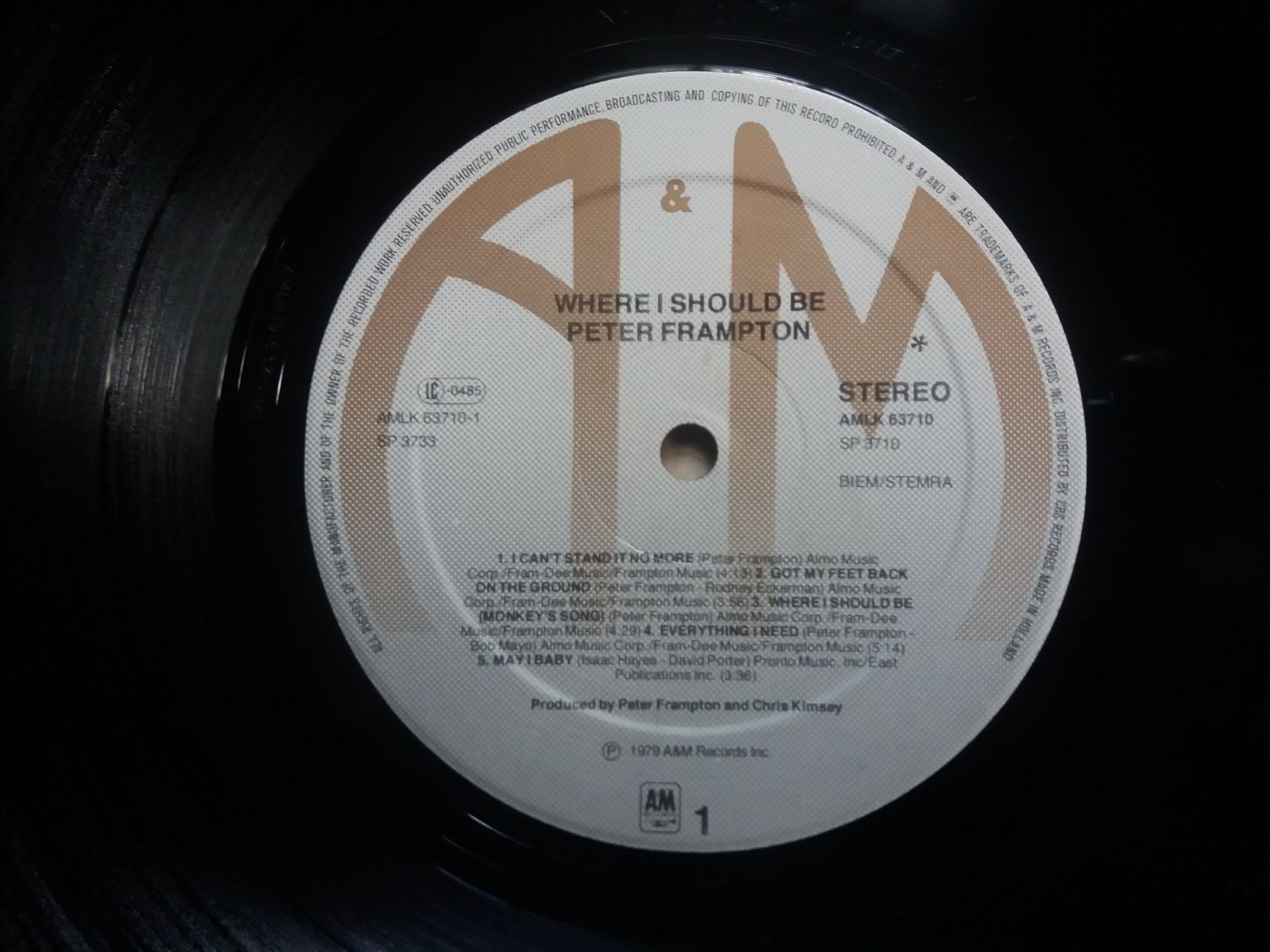 Dischi in vinile: LP (Peter Frampton) Where i should be – Usato da Meyrin venduto da toutatis 4