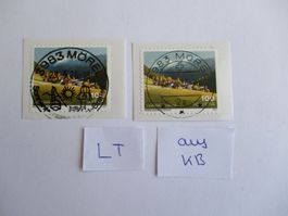 Voll Letzttagsstempel der Poststelle 3983 Mörel