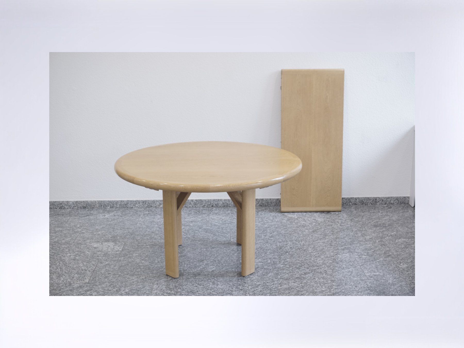 Tavoli: Runder Esstisch mit Verlängerung – Usato da Glattbrugg venduto da BauTeile 2