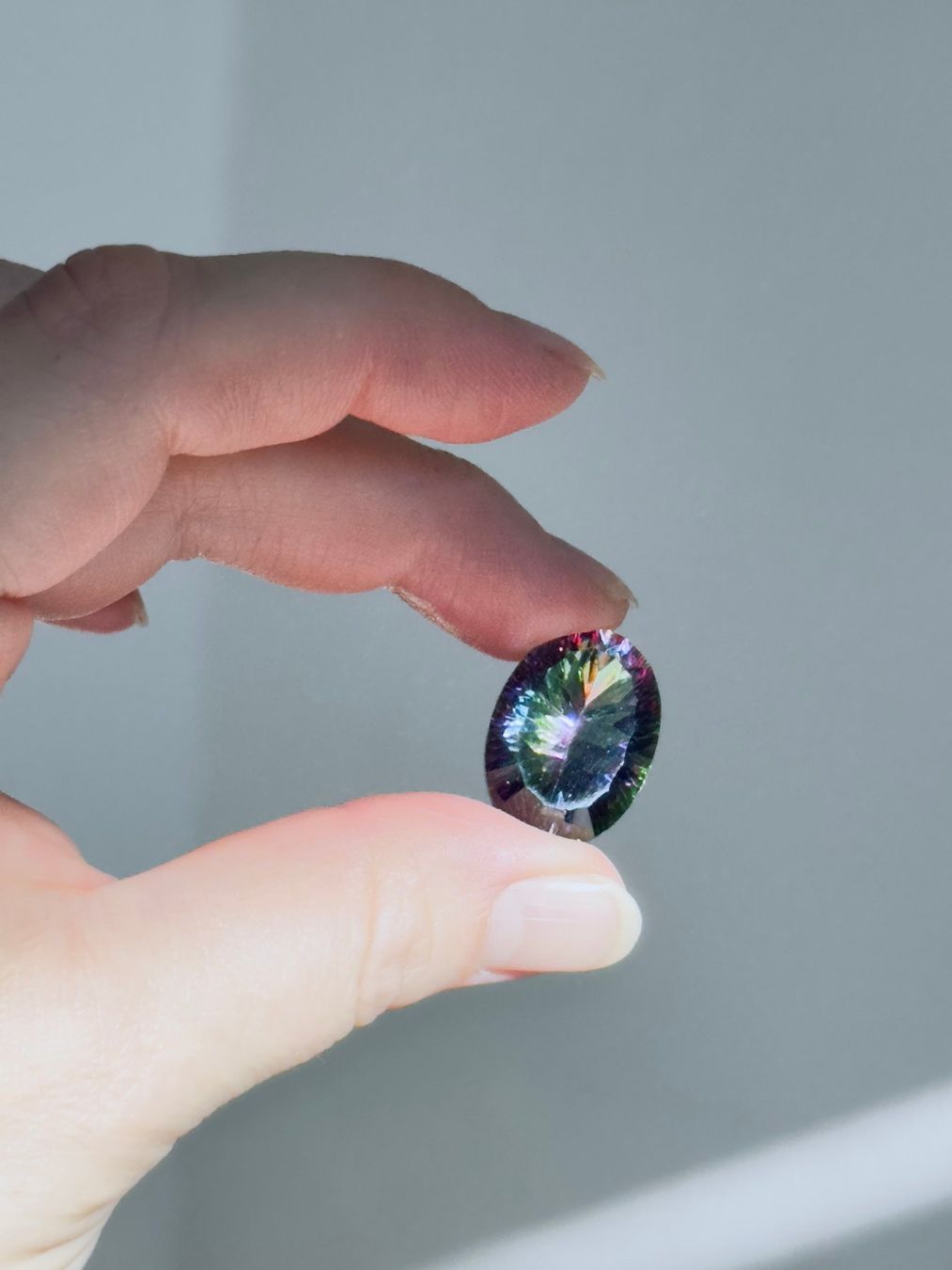 Pietre preziose: 28.00 Ct Multi-Color Rainbow Certified – Nuovo e nell'imballaggio originale da Genève venduto da AWWA 8