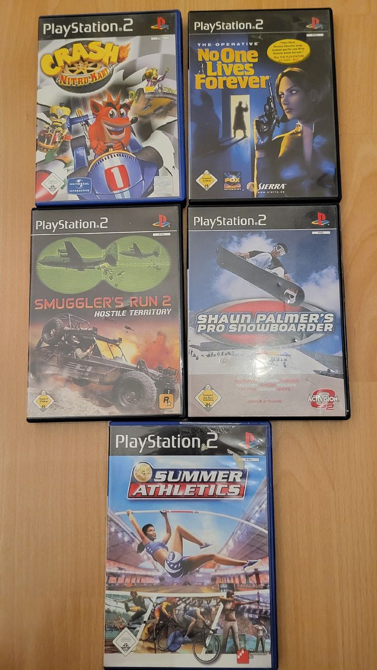 Giochi: Playstation 2 Spiele Sammlung 5x Kompl.Top – Usato da Biel/Bienne venduto da Retrohr
